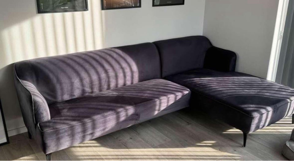 Sofa, velour, 3 pers.