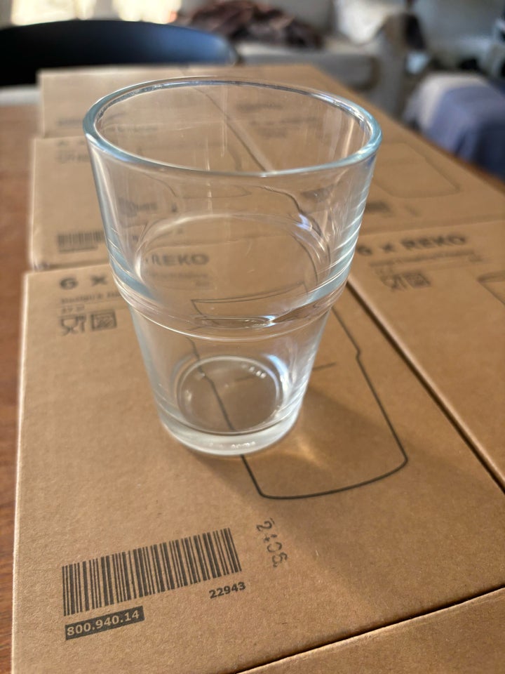 Glas, Vandglas, Ikea Reko