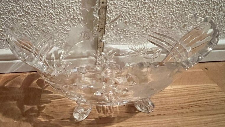 Glas Jardiniere krystalskål