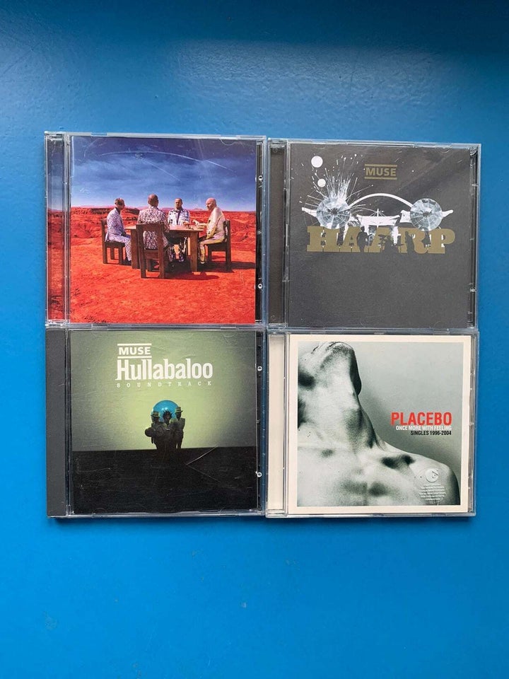 MUSE / PLACEBO: 4 CD ALBUMS, rock