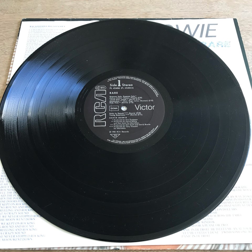 LP, David Bowie , Bowie Rare