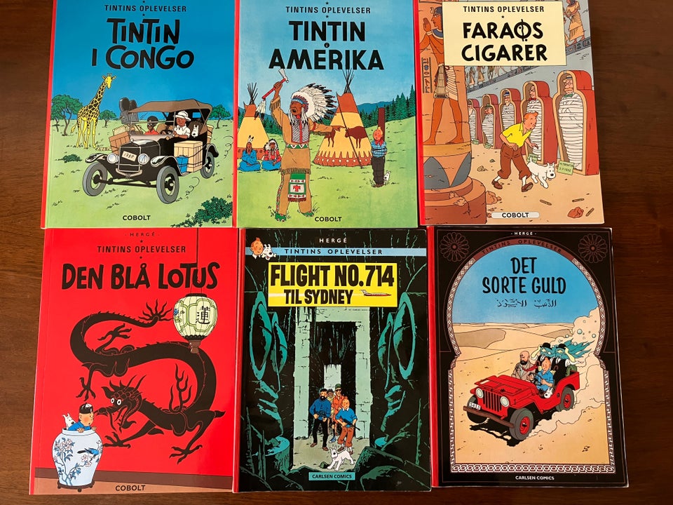 Tintins Oplevelser, Hergé,