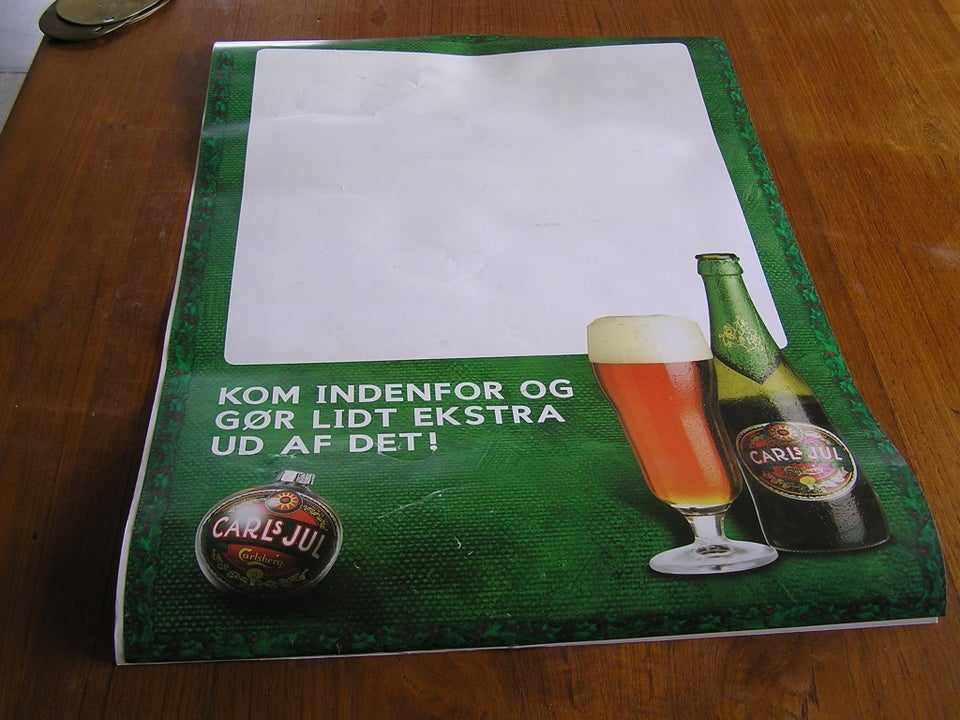 Papir plakat Carlsberg motiv: