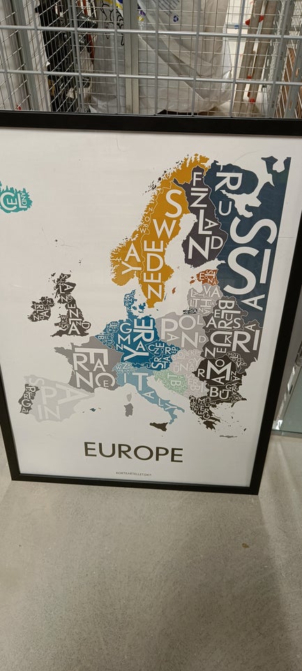 Plakat, motiv: Europa, b: 50 h: 70