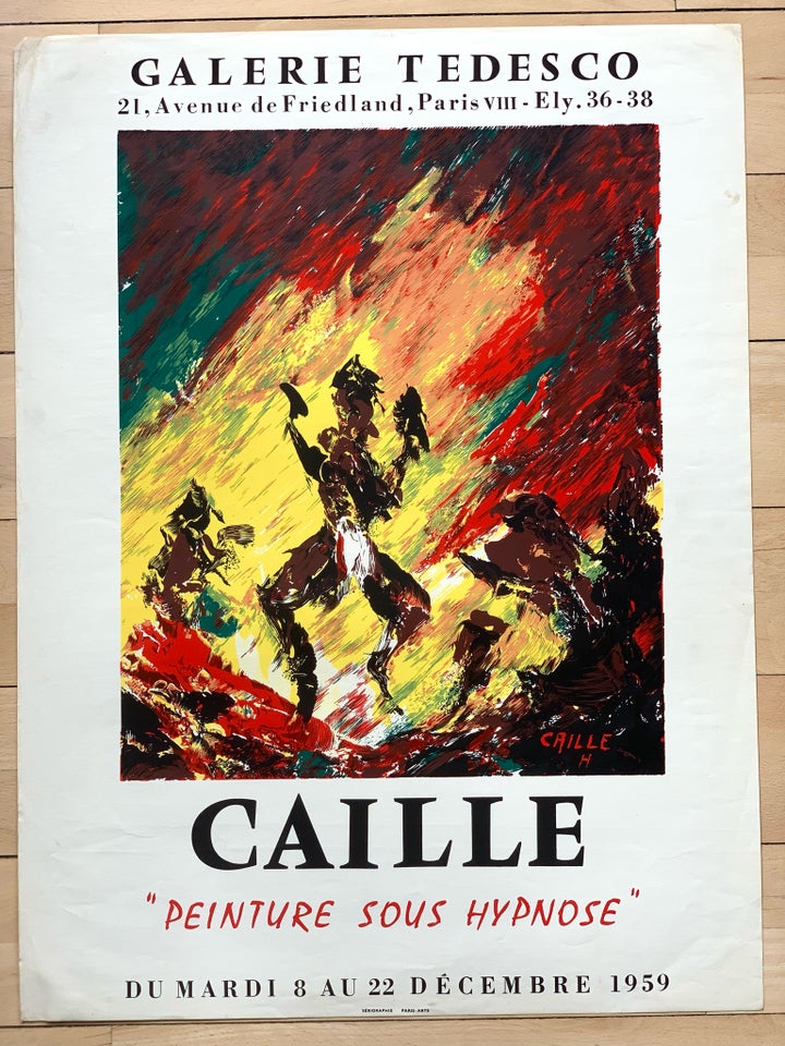 Original serigrafisk plakat