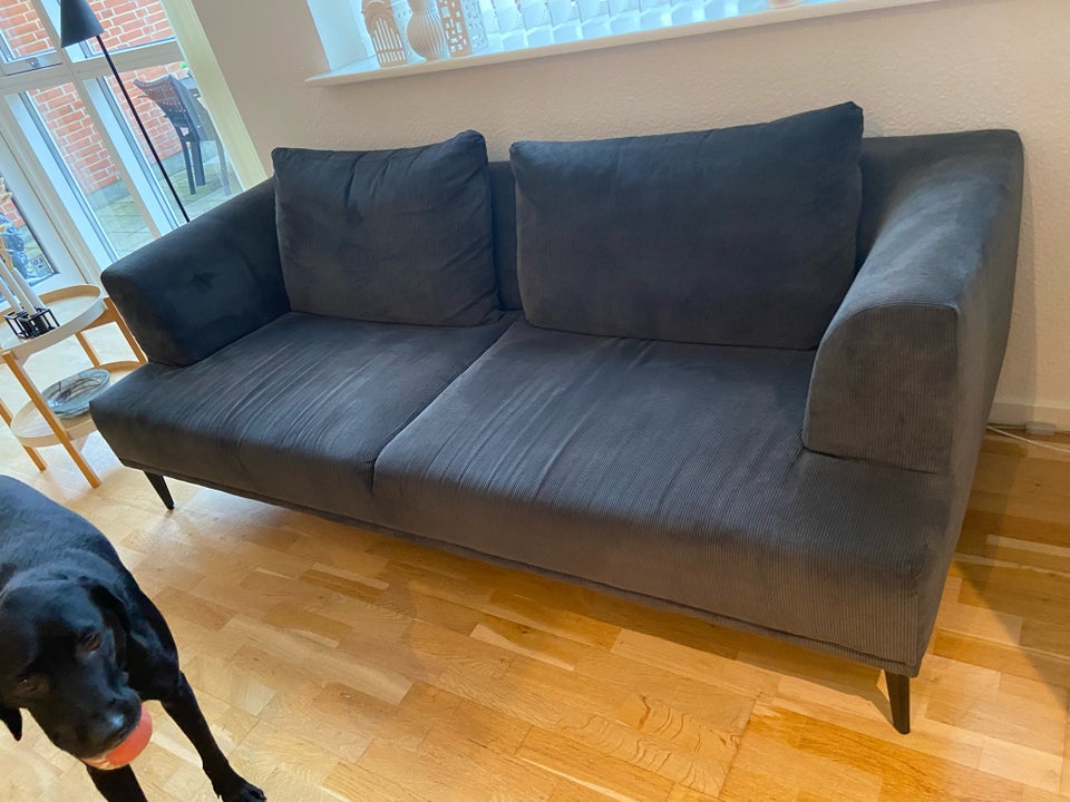 Sofa, fløjl, anden størrelse