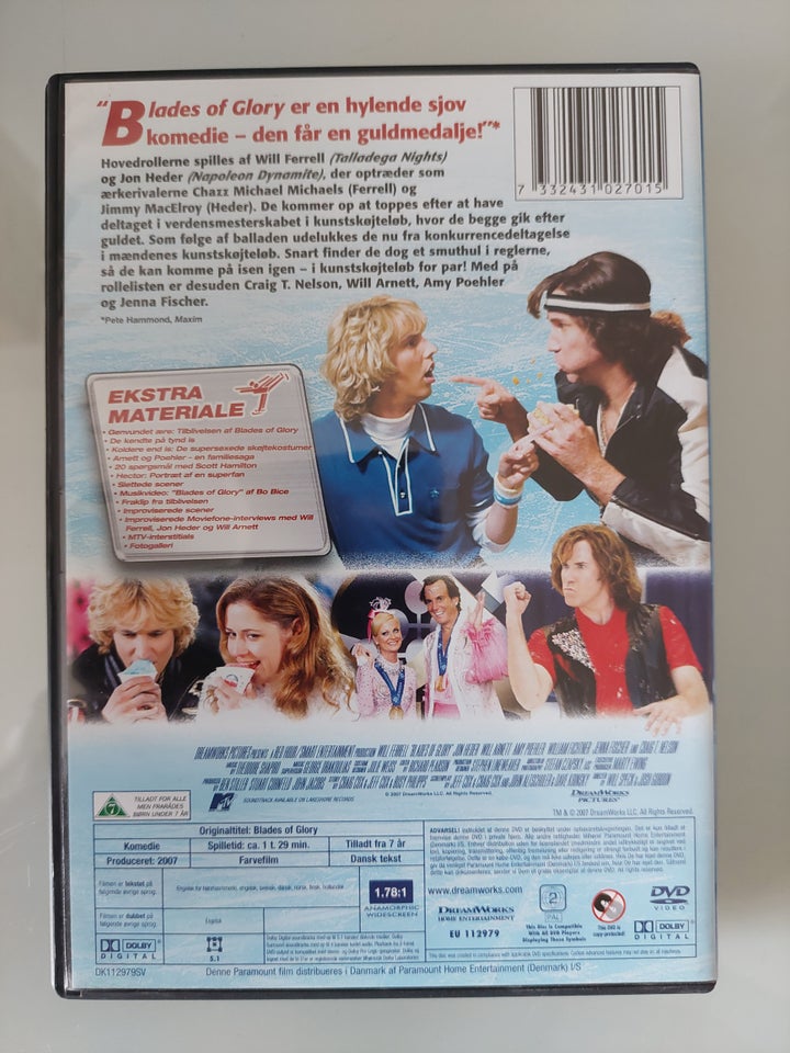 Blades of glory, DVD, komedie