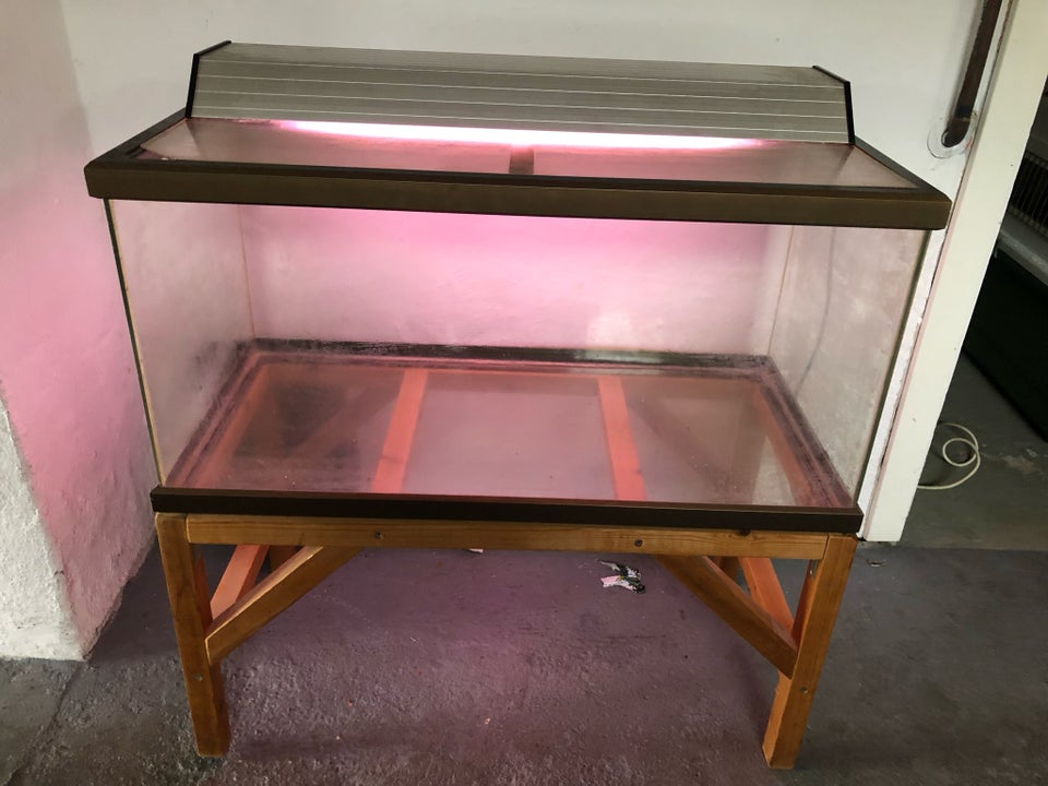 Akvarium, 128 liter, b: 80 d: 40 h: 40