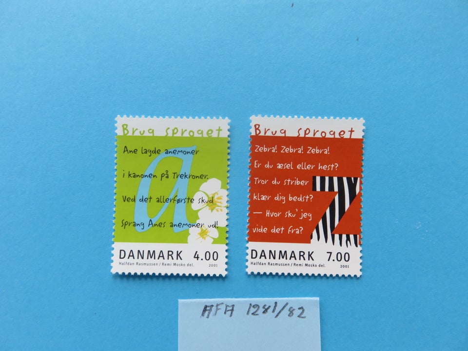 Danmark, postfrisk, AFA 1281/82