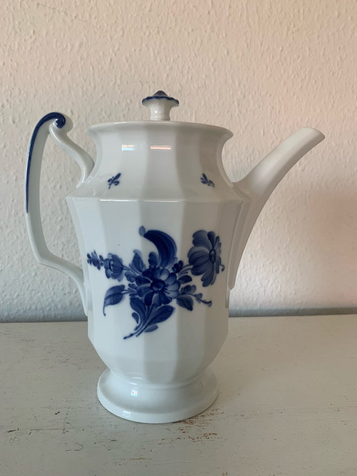 Porcelæn Kaffekande Blå Blomst