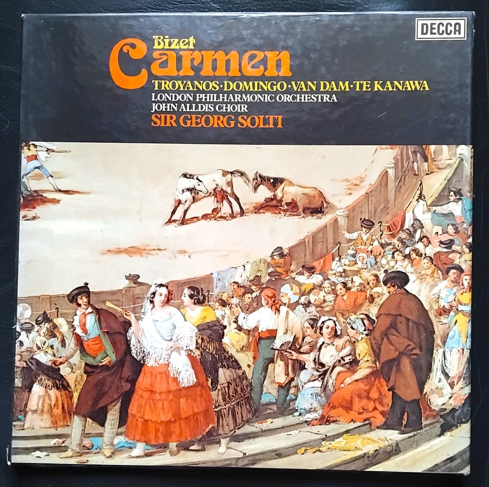 LP, GEORGES BIZET, CARMEN 3LP'er!