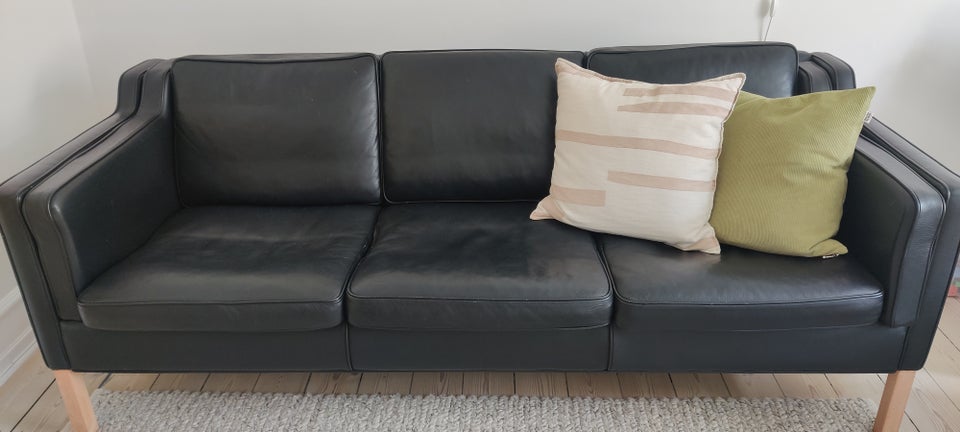 Sofa læder 3 pers