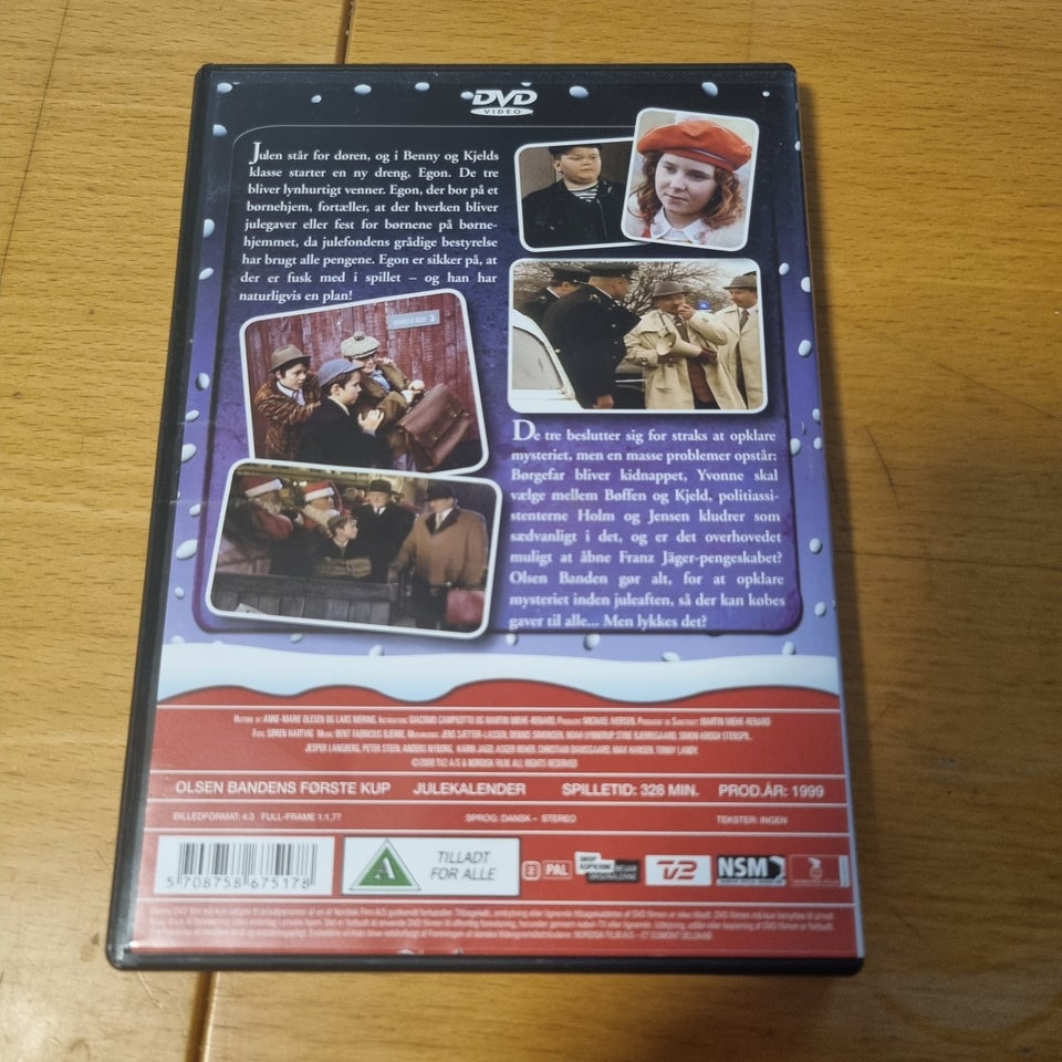 Olsen-Banden Første Kup, DVD,