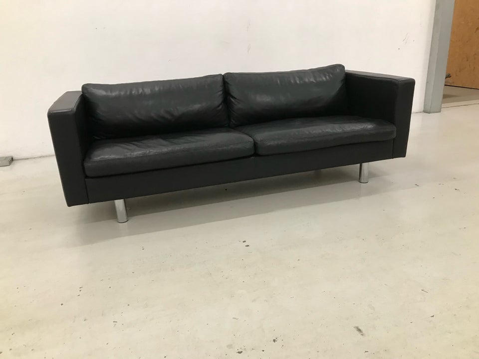 Sofa læder 3 pers