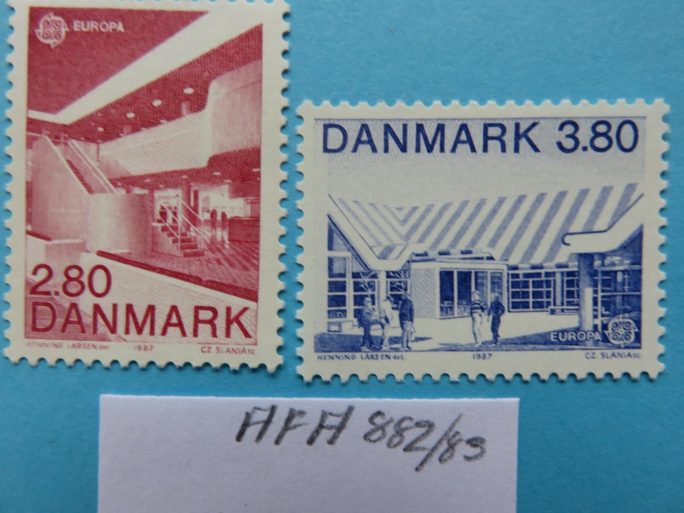 Danmark, postfrisk, AFA 882/83