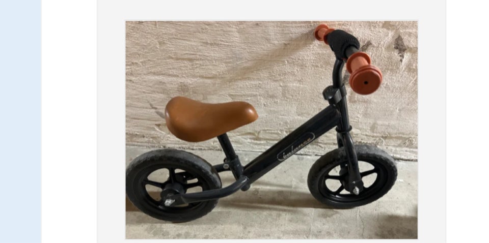 Unisex børnecykel, løbecykel