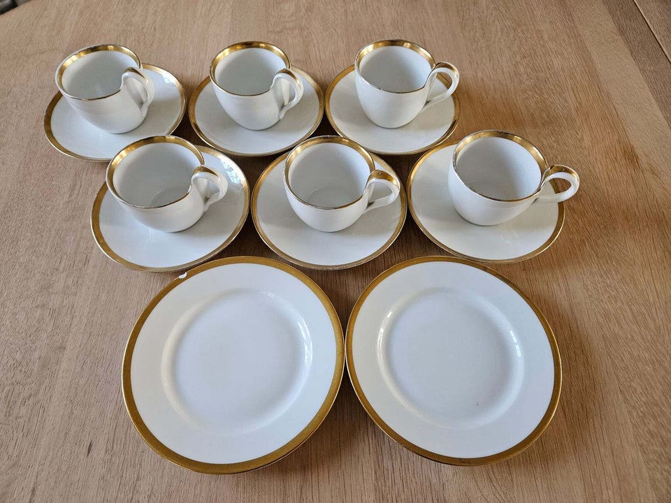 Porcelæn, Kaffekopper. Asietter.