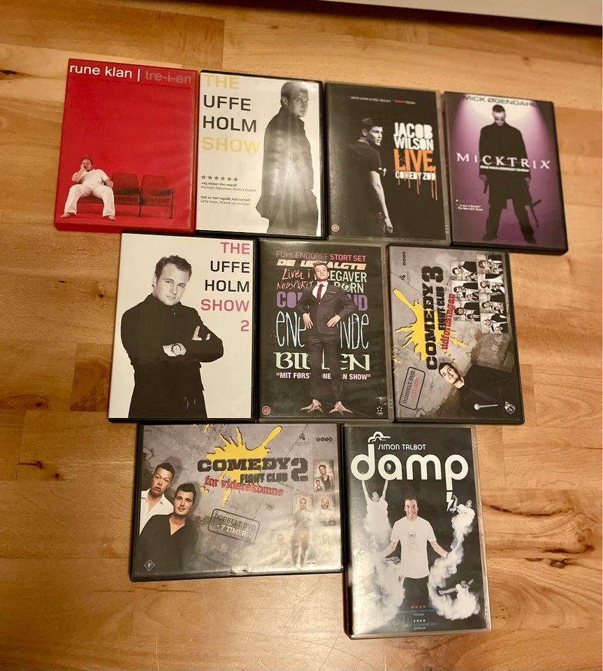 Dvd’er samlet comedy, instruktør