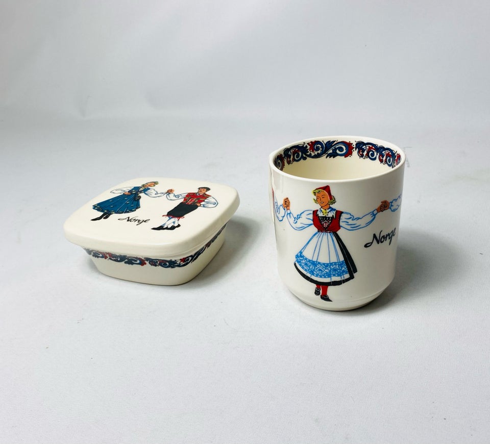 Porcelæn Krus og krukke