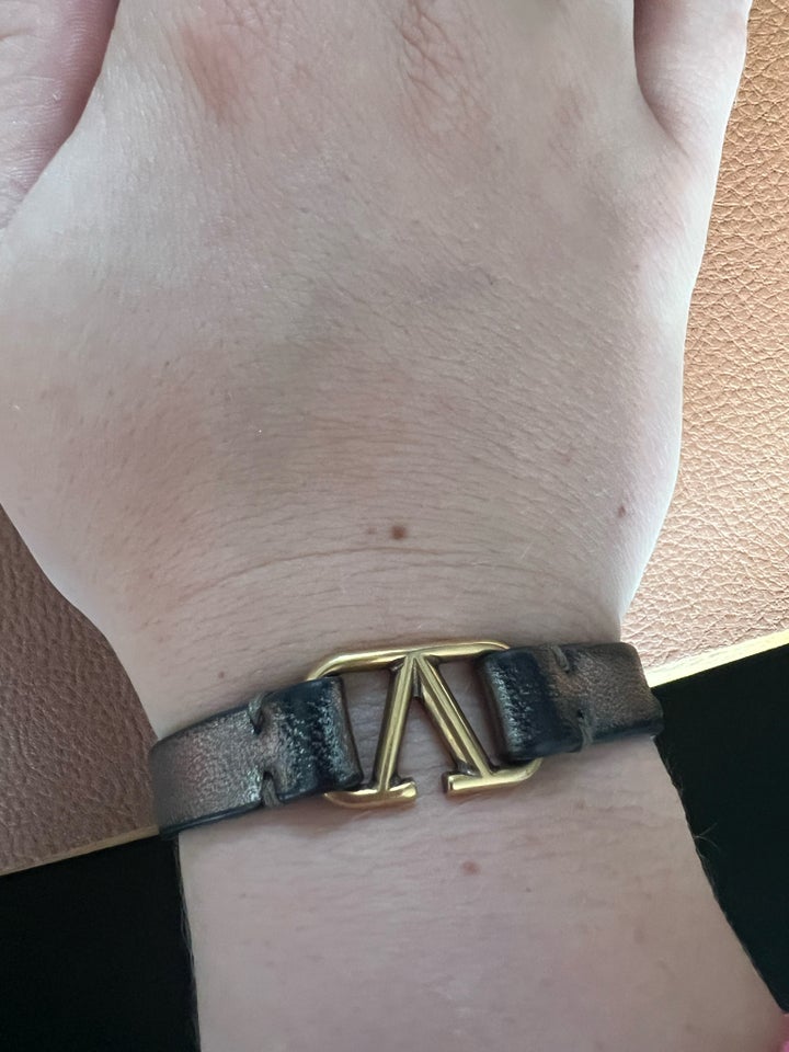 Armbånd, læder, Valentino