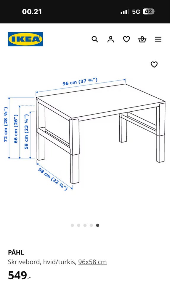 Bord/stolesæt, Ikea