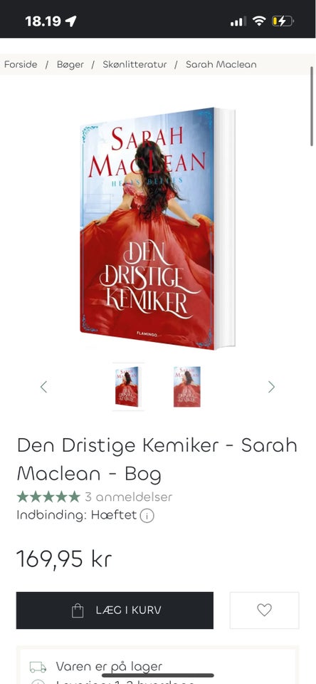 DEN DRISTIGE KEMIKER  Sarah