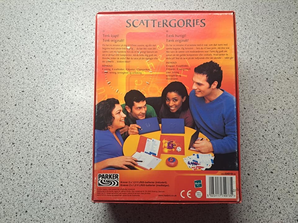 Scattergories , Scattergories ,