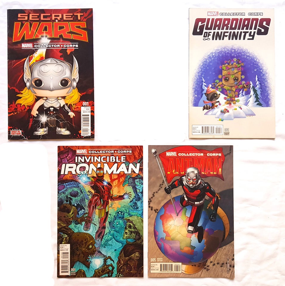 MARVEL single issues – løssalg 1,