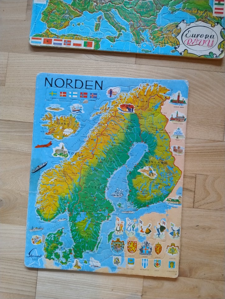 Legetøj, Gamle retro puslespil med