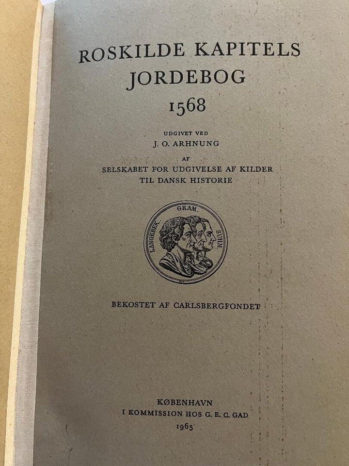 Roskilde Kapitels Jordebog 1568,