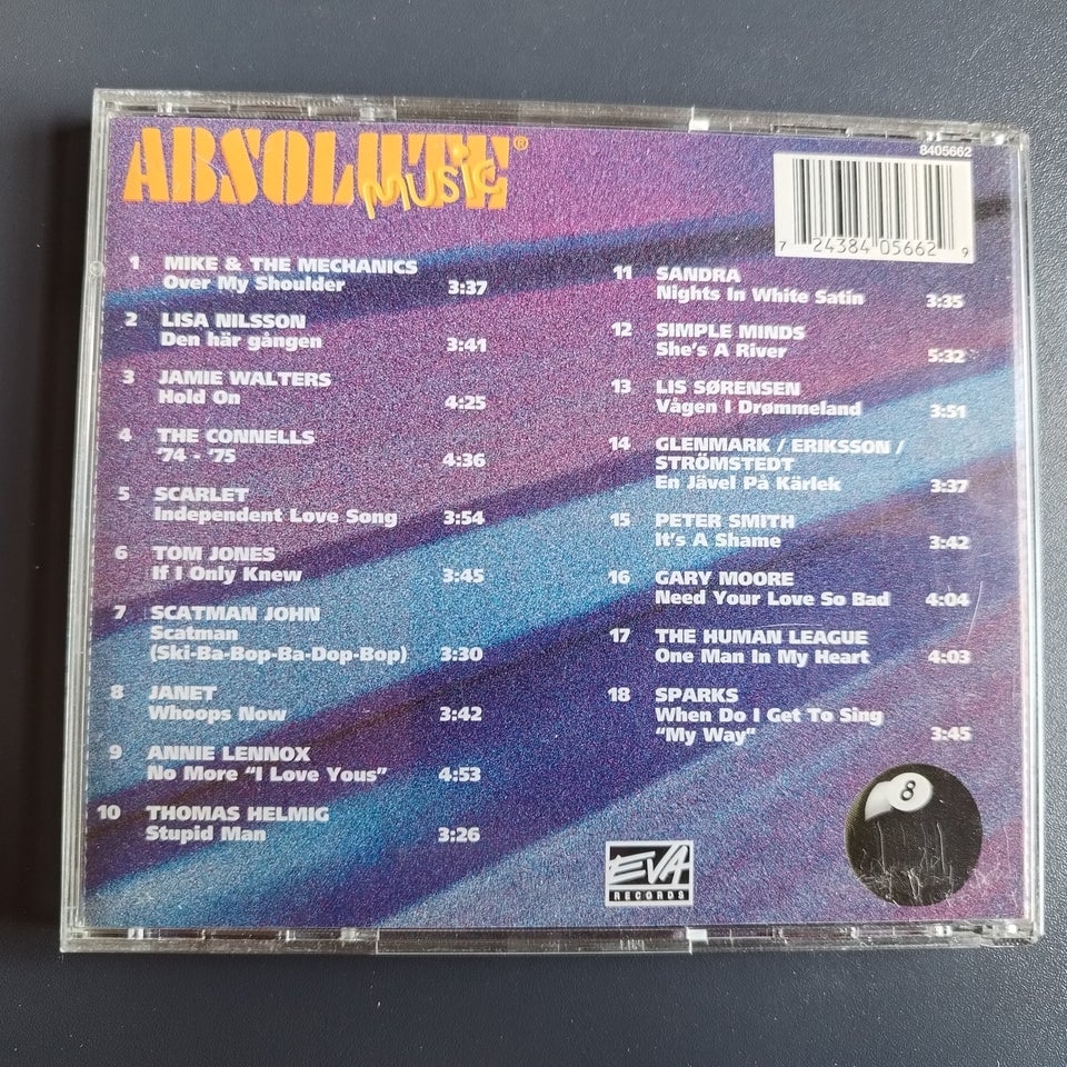 Mixed: Absolute Music 8, pop