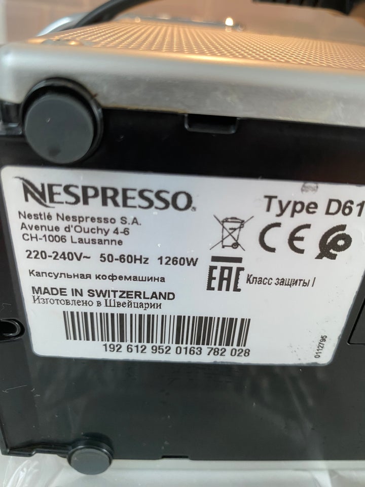 KAFFEMASKINE NESPRESSO PIXIE