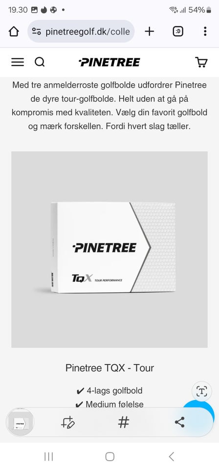 Golfbolde Pinetree