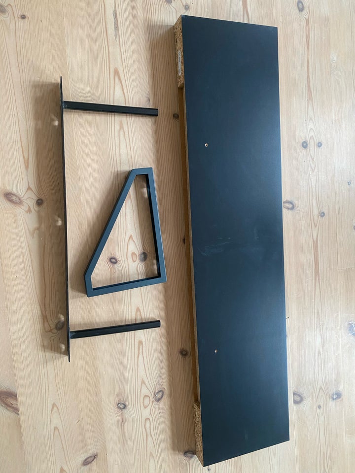 IKEA black wall shelf, 110 cm x 26 cm