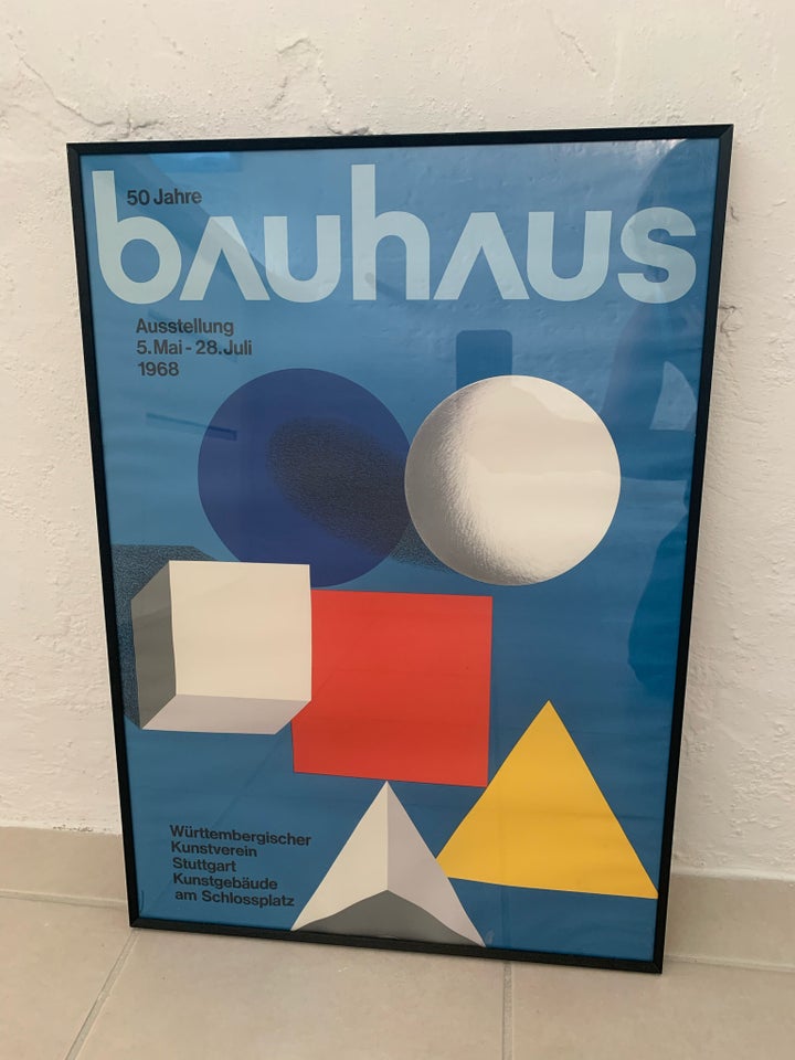 Plakat Bauhaus motiv: