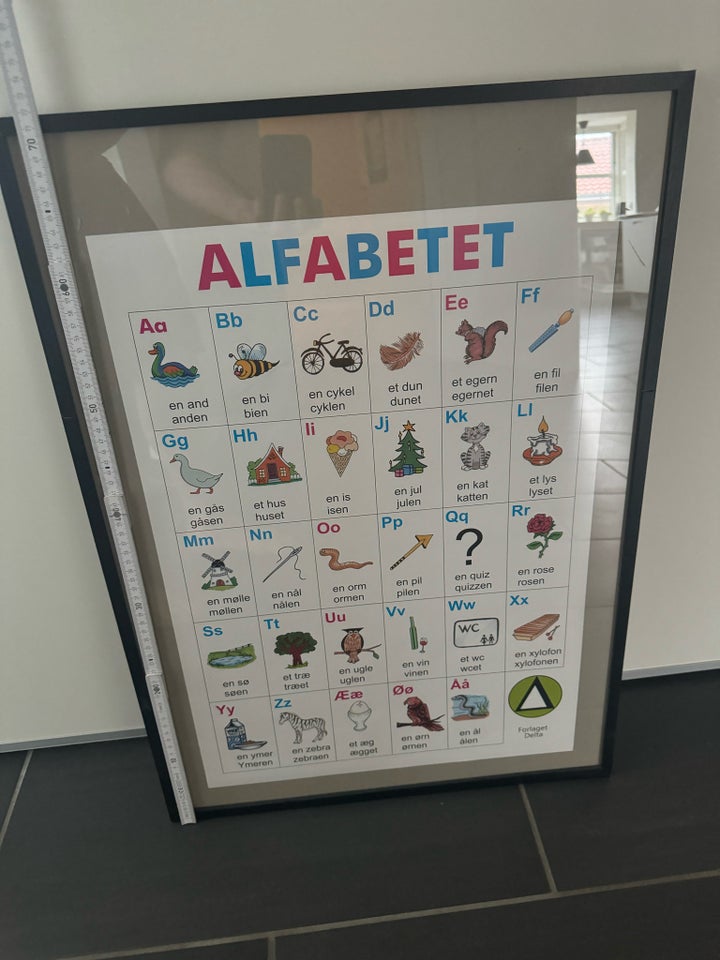 Bøger, Indrammet alfabet