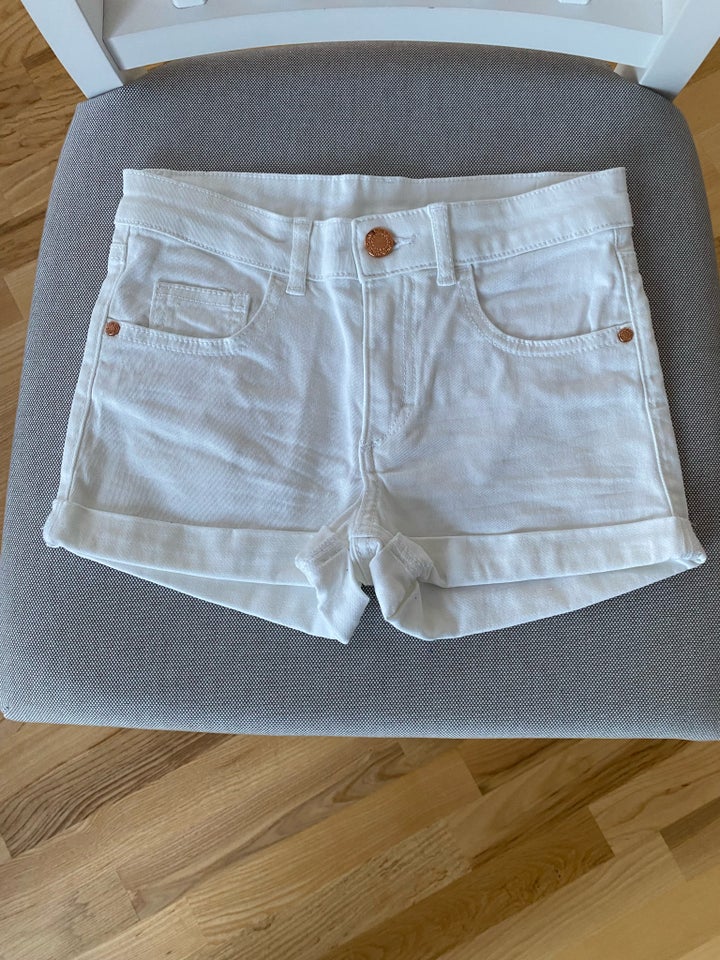 Shorts, Hvide cowboyshorts -