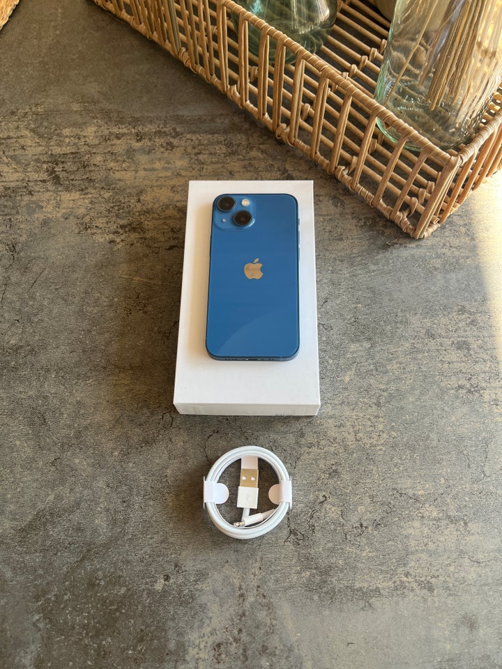 iPhone 13 Mini, 128 GB, blå