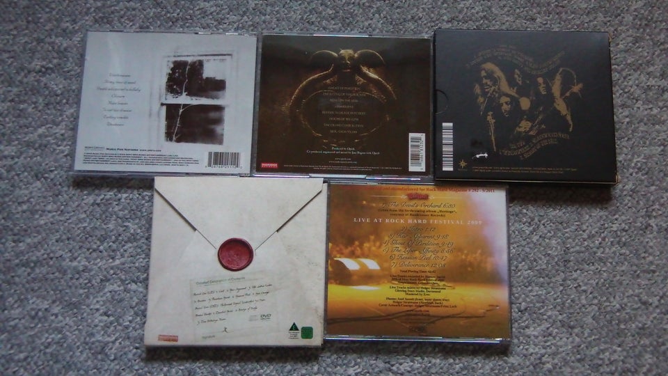 Opeth: CD'er, metal