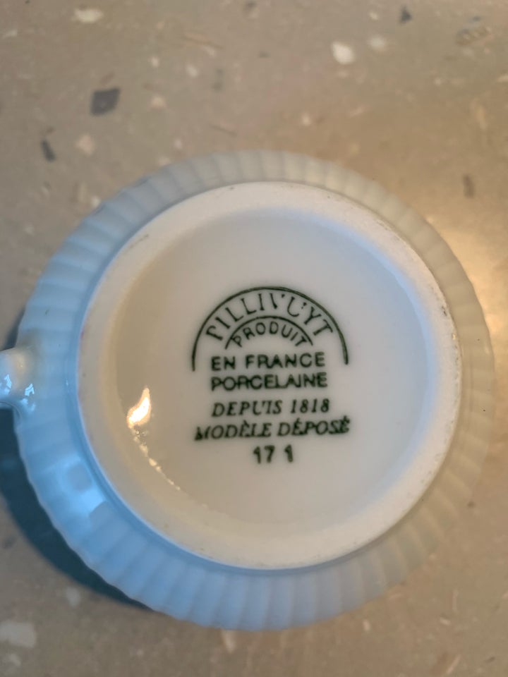 Porcelæn Kopper Pillivuyt