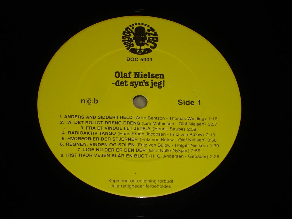 LP, Olaf Nielsen – Det Syn's Jeg!,