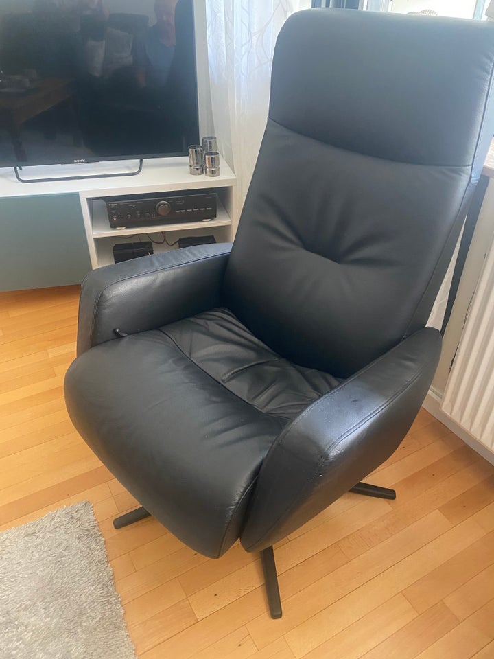 Drejestol, læder, Recliner