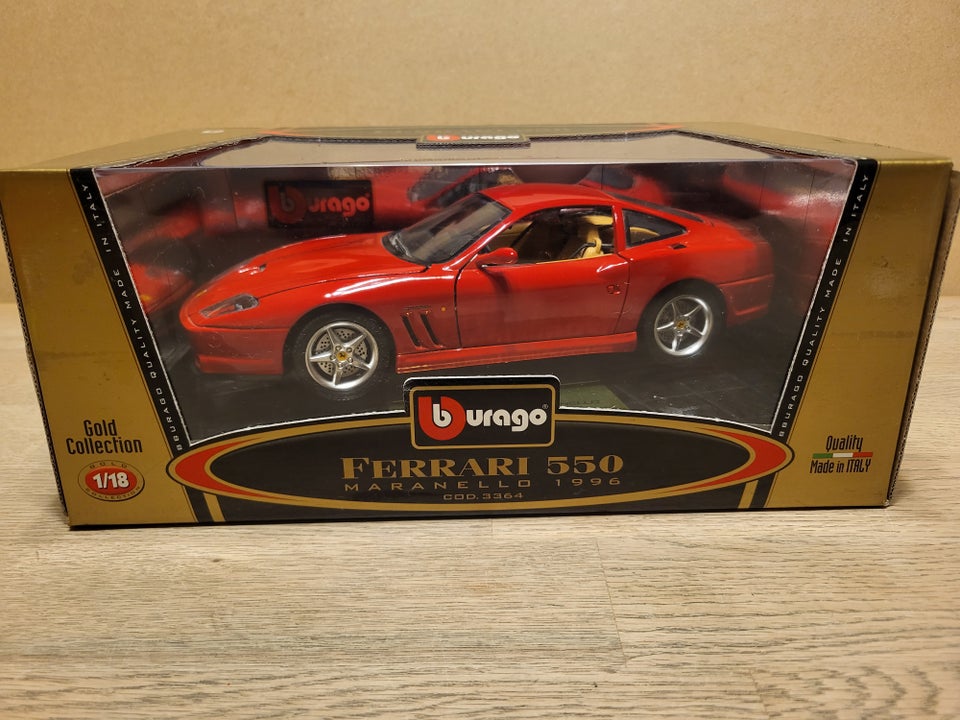 Modelbil, Ferrari 550 1996, skala