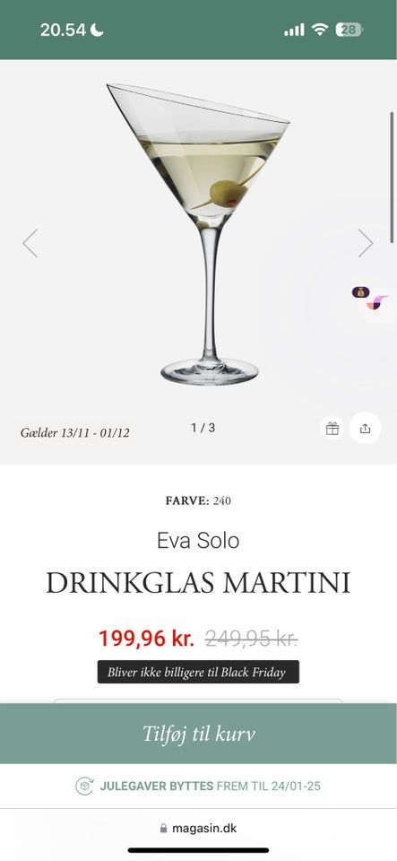 Glas, Cocktailglas , Eva Solo