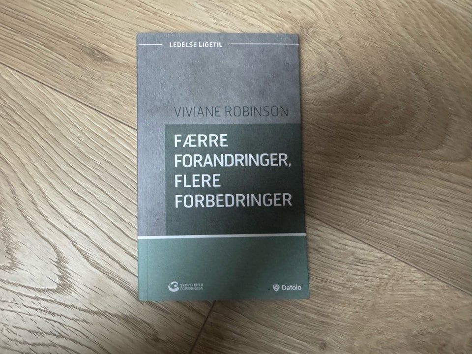 Færre forandringer, flere