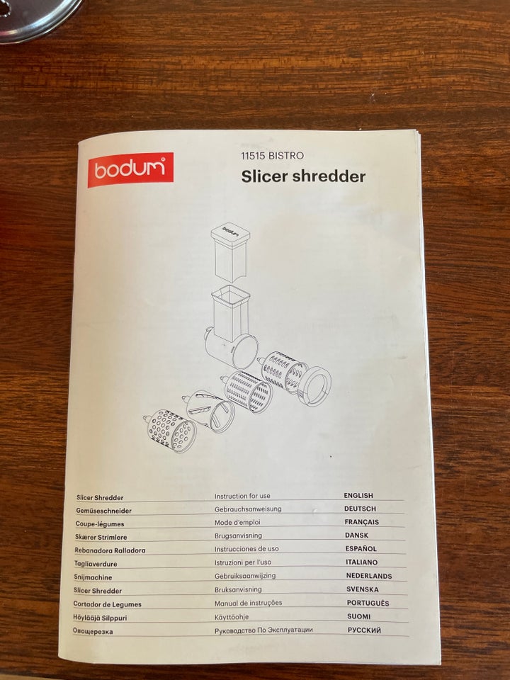 Bistro Slicer shredder Bodum