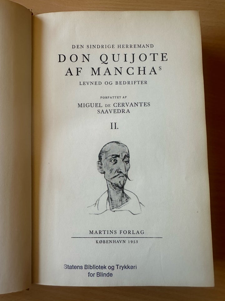 Don Quijote af la Mancha, Miguel de