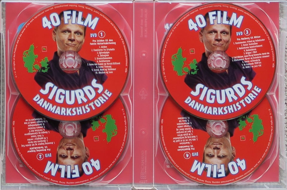 DK Danmarkshistorie, DVD,