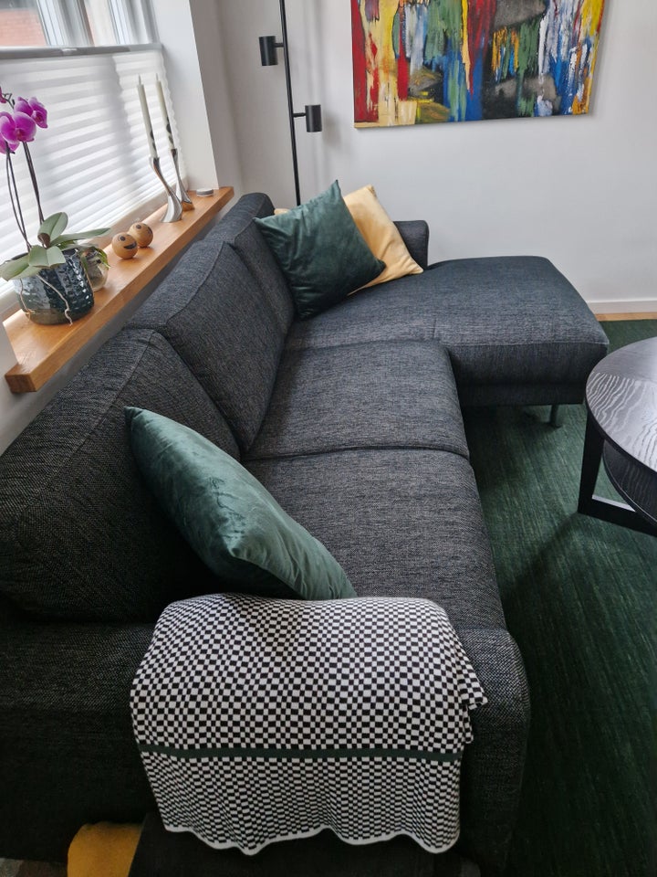 Grå Chaiselong sofa