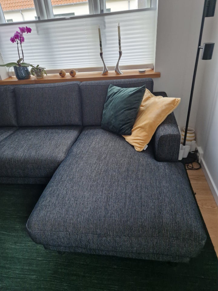 Grå Chaiselong sofa